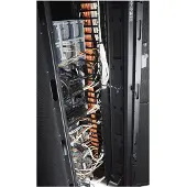 APC AR7581A NetShelter Kabelmanagement, Vertikaler Kabelmanager, aufklappbare Abdeckungen, für NetShelter SX 750mm B 42 HE, 2er Set, 109 x 1778
