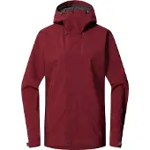 Haglöfs Damen Breeze Proof Regenjacke Carmine Red XL
