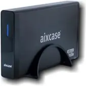Aixcase AIX-BL35SU3, HDD-Gehäuse, 3.5", SATA, Serial ATA II, Serial ATA III, 5 Gbit/s, USB Anschluss, Schwarz