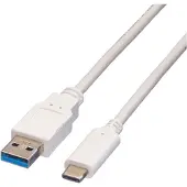 Value USB 3.2 Gen 1 Kabel, USB A-C, ST/ST, 0,5 m