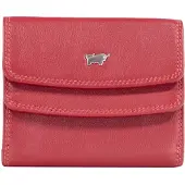 Braun Büffel Minigeldbörse GOLF RFID Geldbörse S 4 Kartenfächer rot Uni - Leder