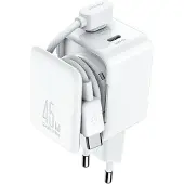 Xiaomi GaN USB-C Ladegerät 45W mit Kabelmanagement - Weiß
