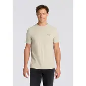 Boss green Rundhalsshirt "Tee Regular Fit" Stretch Jersey Cotton, Logo on Chest, Rundhals