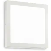 Ideal Lux Moderne Wandleuchte Quadratisch Universal Aluminium-Kunststoff Weiß Led 25W 3000K D30