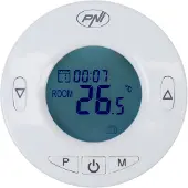 Pni Intelligenter Thermostatkopf CT25T für Kühler, drahtlose Verbindung mit CT25WIFI Hub mit Internetsteuerung, mobile Tuya Smart-Anwendung