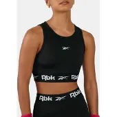 Reebok Sport-BH "ID TRAIN CUTOUT BRALETTE", Damen, Gr. M, N-Gr, schwarz, Obermaterial: 84% Polyester, 16% Elasthan, BHs Sport-BH, für sportliche Aktivitäten geeignet, aus Polyester und Elasthan