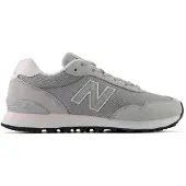 New Balance Sneaker "515", Damen, Gr. 43, rain cloud, pink salt, silber metallic, Leder, Textil, Schuhe Sneaker