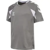 Hummel hmlCORE 2.0 JERSEY S/S KIDS STEEL GRAY/WHITE 152