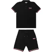 Punch GmbH Lonsdale London Poloshirt Herren CHILLINGHAM schwarz Streetwear 100% Baumwolle 3XL