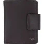 Golden Head Leder Geldbörse Polo RFID Protect Kombischeintasche mit Riegel 2300 Dunkelbraun