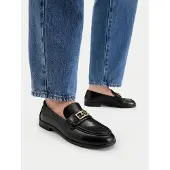 Armani Exchange für Damen. XW002579AF17474UC001 Mokassins Elegant schwarz (38), Wohnung, 1 bis 3 cm, Keine, Lässig, Party, Klassisch