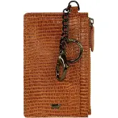 Braun Büffel Minigeldbörse LUCY Börse XS 4 Kartenfächer braun Damen - Leder