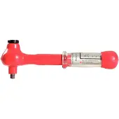 Ks Tools 1/2" Mini Drehmomentschlüssel mit Schutzisolierung und Umschalt-Ratschenkopf, 5-25Nm - 117.1185