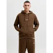 Jack & Jones "JJESOHO SWEAT HOOD NOOS", Baumwollmischung, relaxed fit