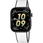 Lotus Smartwatch "Smartwatch", weiß (weiß, schwarz, weiß), Smartwatches, Herren, Smartwatch, Armbanduhr,Herrenuhr,Bluetooth,Steuerung der Smartphone-Kamera,Wecker