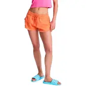 Roxy Bermudas "Scenic Route", Damen, Gr. XS, orange (rot orange), Obermaterial: 100% Baumwolle., Hosen Bermudas