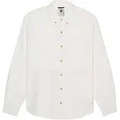 Element Langarmhemd "Button Down Regular Oxford", Herren, Gr. M, weiß (oxford weiß), Obermaterial: 100% Baumwolle., Hemden Langarmhemd