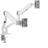 Alogic Glide Flexibler Monitorarm Doppelt – Ermöglicht Ergonomisch Optimale Haltung – Robuste Federzugunterstützung – Geeignet für 17 bis 32 Monitore