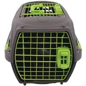 M PETS M.PETS ECO GIRO Katzentransportbox – Kunststoffkäfig – Größe M – Grau