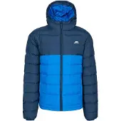 Trespass Oskar Pufferjacke Navy Größe M, gepolstert, gesteppt, wind- und wasserabweisend