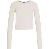 Adidas Langarmshirt Camiseta adi365 Running Essentials manga larga beige mujer für Damen
