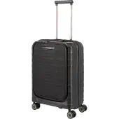 Travelite Mooby Trolley S mit Vortasche, 4-Rollen Schwarz