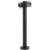 LUCANDE LED-Wegeleuchte Nirella, 60 cm, schwarz, CCT, IP65