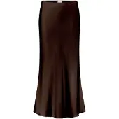 Vera Mont Satinrock "Satinrock wadenlang", Damen, Gr. 38, braun (rostbraun), Einsatz: 100% Polyester PES., Röcke Satinrock