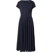 Vera Mont Cocktailkleid "Cocktailkleid im Glitzer-Look", Damen, Gr. 48, EURO, blau (night sky), Obermaterial: 92% Polyamid PA. 5% Polyester PES. 3% Elasthan EL., Kleider Cocktailkleid