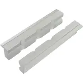 VAR Set Of 2 Aluminium Jaws For Bench Vise Werkbank