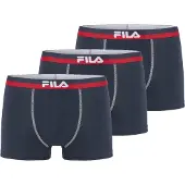 FILA Boxershorts elastischer Logobund, Kontrastnähte