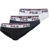 FILA Slip "JUNIOR GIRL SLIP", Jungen, Gr. 134/140, schwarz (schwarz, weiß navy), Obermaterial: 95% Baumwolle, 5% Elasthan, unifarben, normal, Unterhosen Slip, mit reibungsarmen Nähten