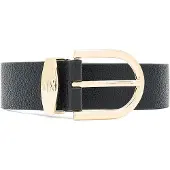 Armani Exchange für Damen. XW002619AF22693UC001 Zungengurt schwarz (90cm), Lässig, Leder