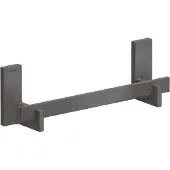 Hansgrohe AXOR UNIVERSAL Rectangular Haltestange, Länge 340mm, Metall, 42613340, Farbe: Brushed Black Chrome