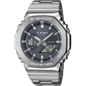 G-Shock GM-2110D-8AER G-Shock Classic Herrenuhr Silberfarben/Anthrazit