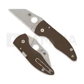 Spyderco MicroJimbo Brown G10 CPM 15V SPRINT Taschenmesser