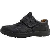 Jomos Herrenschuhe Slipper Klettschuh Schwarz Freizeit