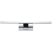 Eglo LED Spiegelleuchte Conettilla, Lampe Spiegel Badezimmer, Spiegellampe aus Aluminium in Chrom und Kunststoff, warmweiß - kaltweiß, IP44, L 40 cm