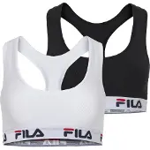 FILA Bustier "WOMAN BUSTIER" ohne Polsterung und ohne Bügel, Racerbackrücken