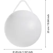 Eglo Poggiobello, Außenbeleuchtung für Boden/Decke/Boden, Weiß, Kunststoff, IP44, Garten, Terrasse, III