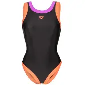 Arena - Women's Bold Lines Swimsuit - Badeanzug Gr 44 schwarz