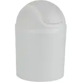 Wenko Schwingdeckeleimer Arktis Weiß 1,5 L
