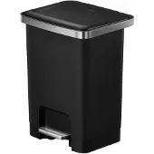 EKO - Hana 2 Treteimer 25 Liter - Plastic - Schwarz