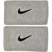 Nike - Armband, Doppelbreit (2er-Pack) PP13323 (Einheitsgröße) (Grau)