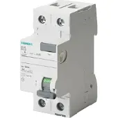 Siemens 5SV4314-0KL FI-Schutzschalter, 2-polig, Typ AC, In: 40 A, 30 mA, Un AC: 230 V, N-links 5SV43140KL