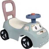 Smoby Rutscherauto "Little Rutschauto", blau (hellblau), Rutschautos, KinderB:27cm H:40cm T:54cm, Kunststoff, Rutscherauto, auch als Lauflernhilfe nutzbar; Made in Europe, B:27cm H:40cm T:54cm