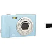 INF DC311 Kompakte Digitalkamera mit 32GB TF-Karte Hellblau