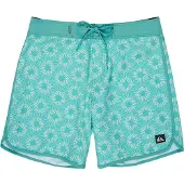 Quiksilver Boardshorts "Surfsilk Scallop 18", Herren, Gr. 31SM, blau (aqua ocean mayhem), Obermaterial: 88% Polyester, 12% Elasthan., Hosen Boardshorts