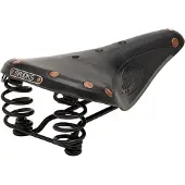 Brooks Flyer Special, Fahrradsattel, Stadt, Unisex, Schwarz, Einfarbig, Leder