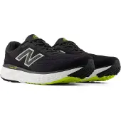 New Balance Laufschuh "EVOZ", Herren, Gr. 43, schwarz cement, silber moss, alkaline grün, Synthetik, Textil, Schuhe Laufschuh